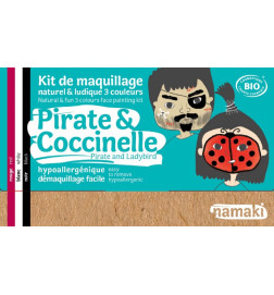 Kit Maquillaje Infantil Natural Pirata y Mariquita de Namaki