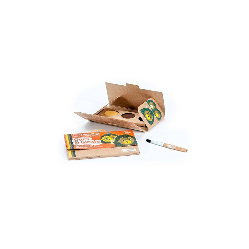 Kit Maquillaje Infantil Natural Oso y Jirafa de Namaki