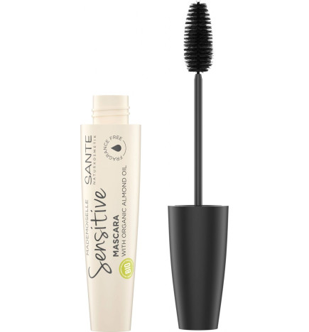 Mascara pestañas Sante Mademoiselle Sensitive Negro 12 ml.