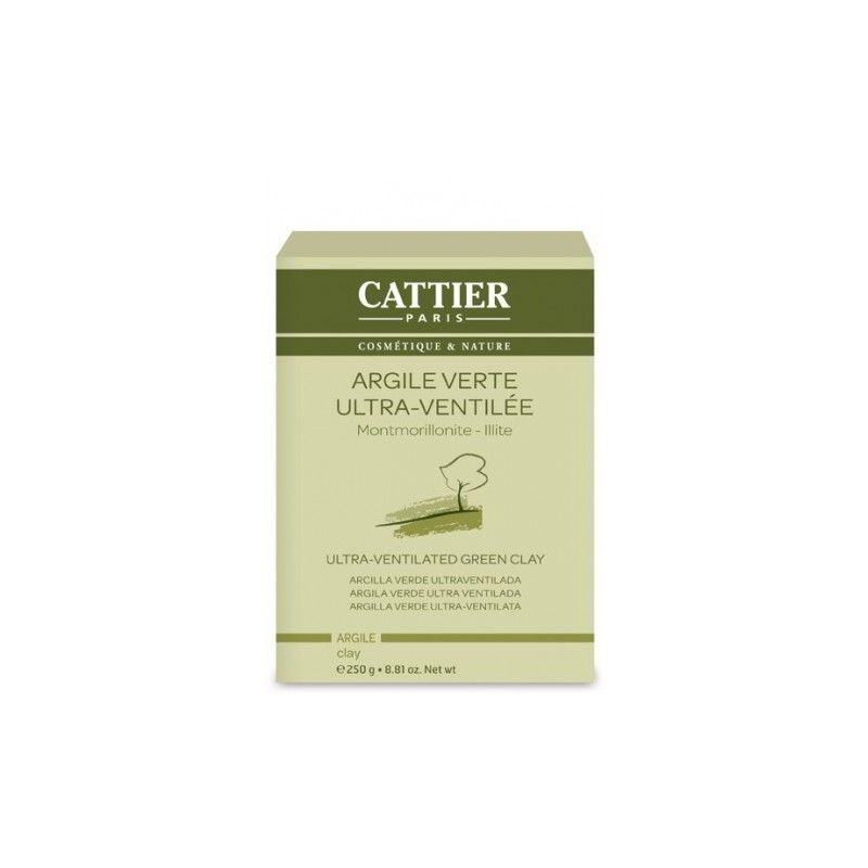 Arcilla verde superfina polvo Cattier 1 kg