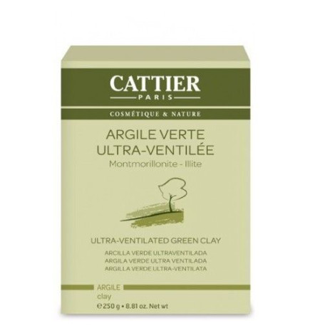 Arcilla verde superfina polvo Cattier 1 kg