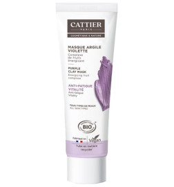 Mascarilla arcilla púrpura antifatiga Cattier 100 ml.