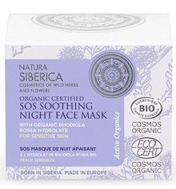 Mascarilla SOS calmante de noche Natura Siberica (piel sensible) 50 ml.