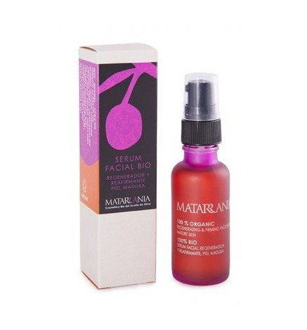 Serum facial regenerador y reafirmante (piel madura) Matarrania 30 ml.