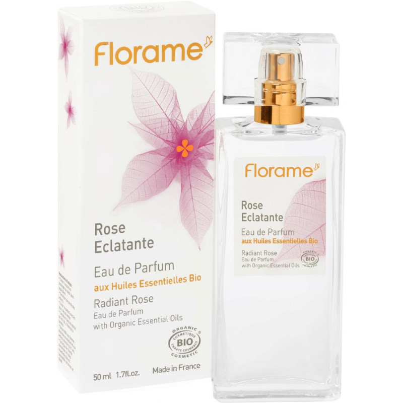 Eau de Parfum Rosa Deslumbrante Florame 50 ml.