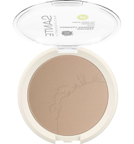 Polvo compacto natural Sante 02 Neutral Beige