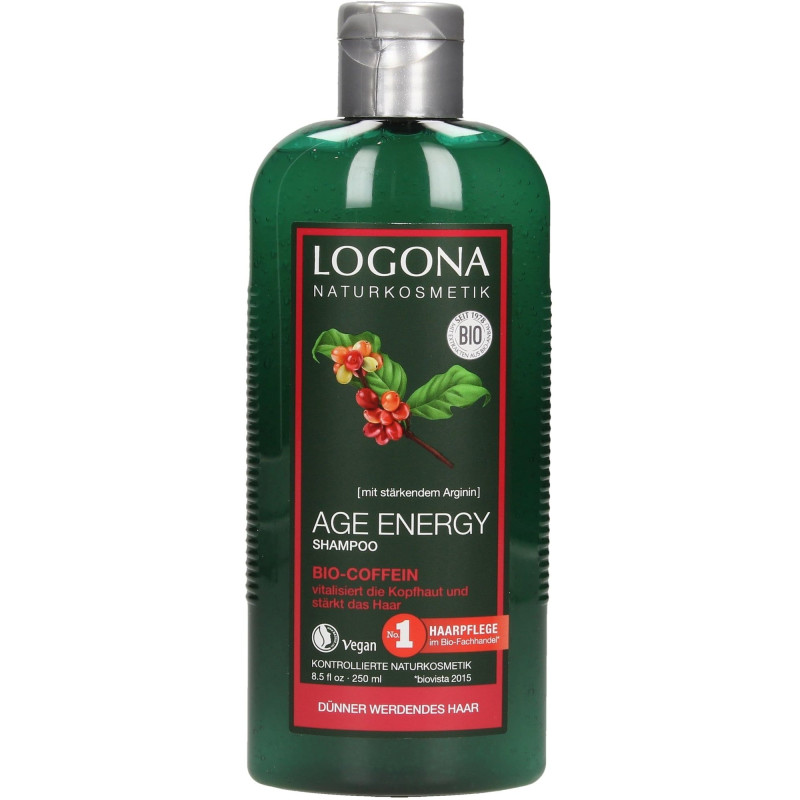 Champú Age energy Cafeina anticaída Logona 250 ml.