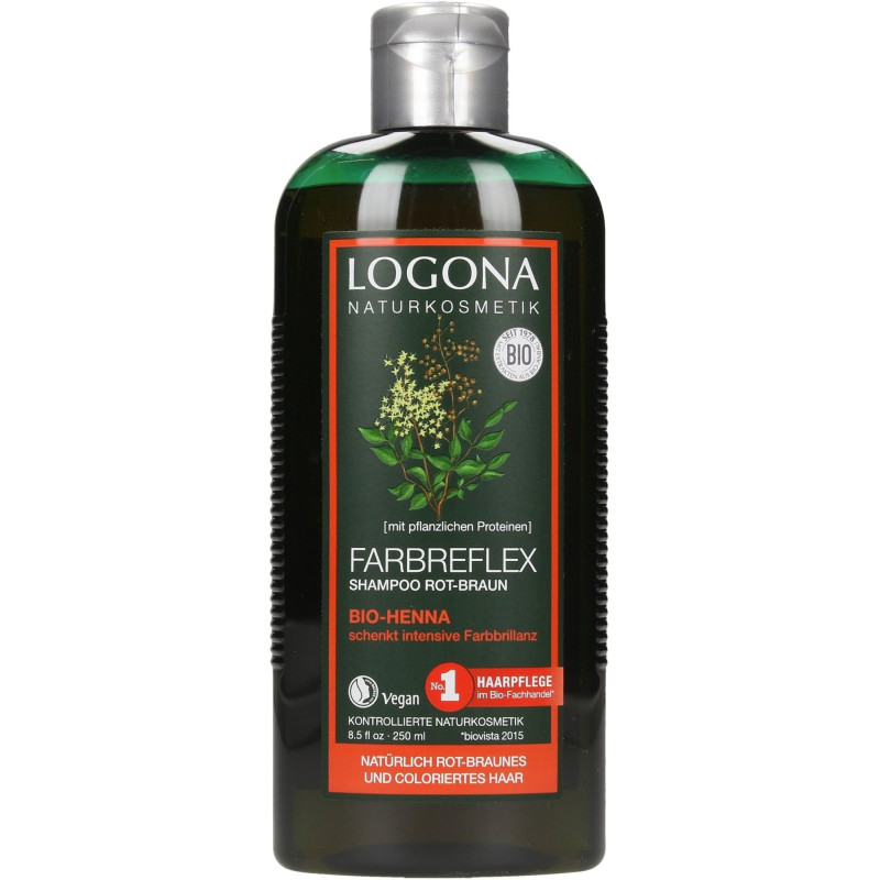 Champú reflejos rojizos Henna Logona 250 ml. Champú reflejos rojizos Henna Logona 250 ml.