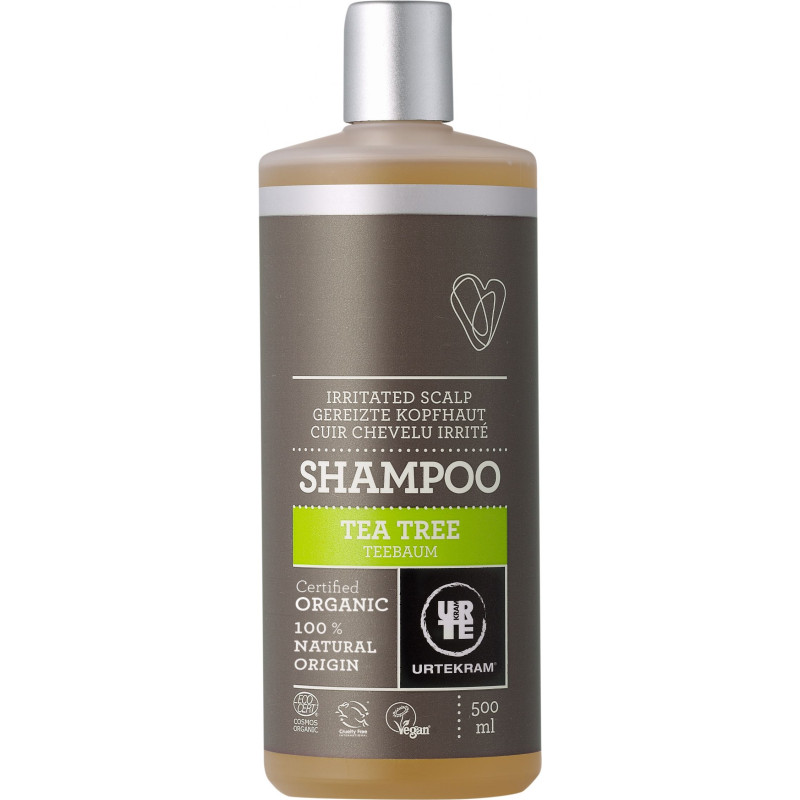 Champú Árbol del Té antibacteriano Urtekram 500 ml.