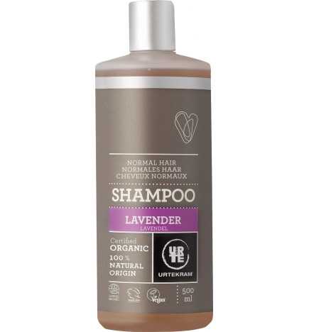 Champú Lavanda Brillo todo tipo de cabello Urtekram 500 ml.