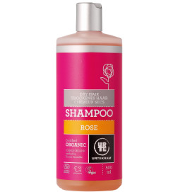 Champú Rosa cabello seco Urtekram 500 ml.