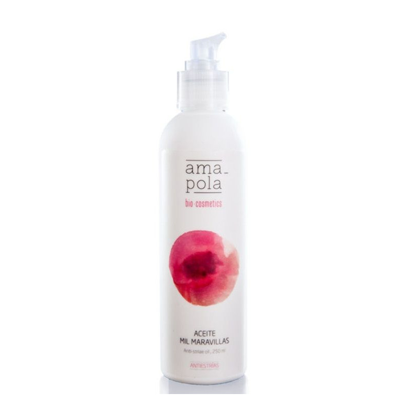 Aceite Mil Maravillas antiestrías embarazo Amapola Biocosmetics 250 ml.