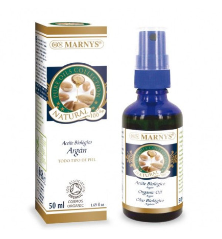 Aceite puro de argán bio Marnys 50 ml.