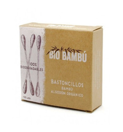 Bastoncillos de bambú y algodón Bio Bambú