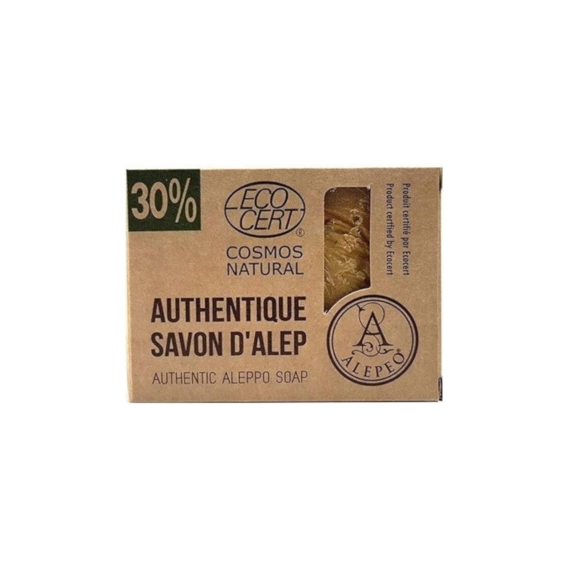 Jabón de Alepo natural 200 grs. al 30% de aceite de laurel