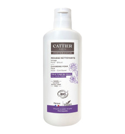 Espuma limpiadora suave todo tipo de piel Cattier 150 ml.