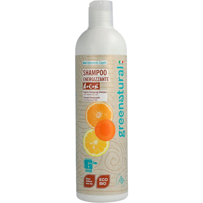 Champú multivitamínico ACE Greenatural 400 ml.