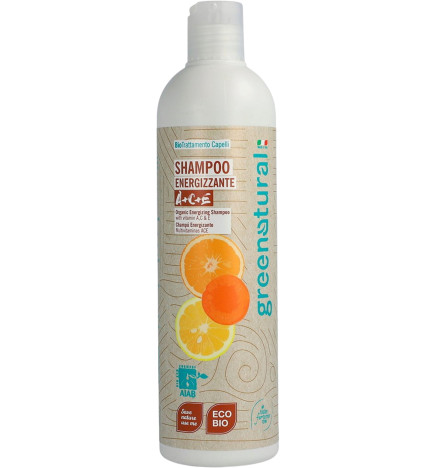 Champú multivitamínico ACE Greenatural 400 ml.