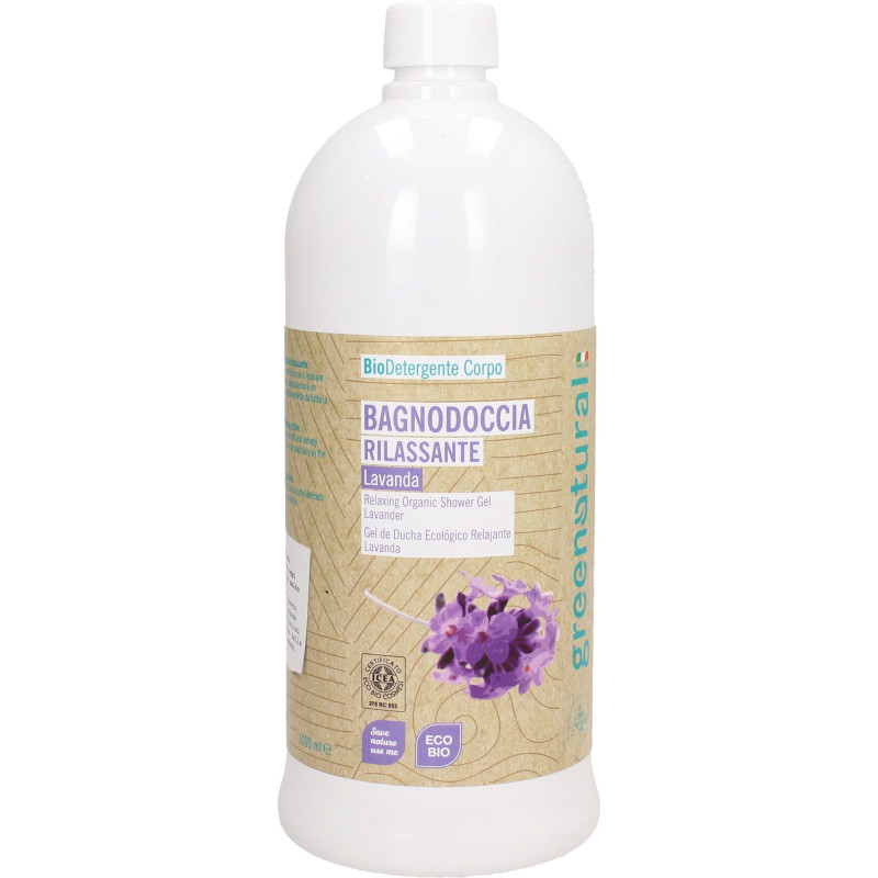 Gel ducha Lavanda Greenatural 1 litro