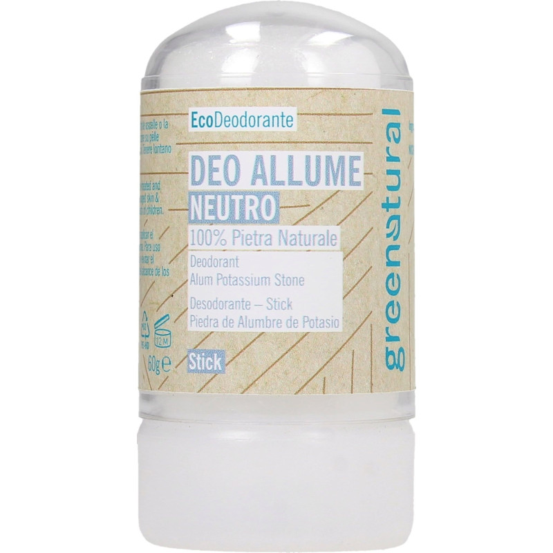 Desodorante mineral alumbre Greenatural 60 grs. Desodorante mineral alumbre Greenatural 60 grs.