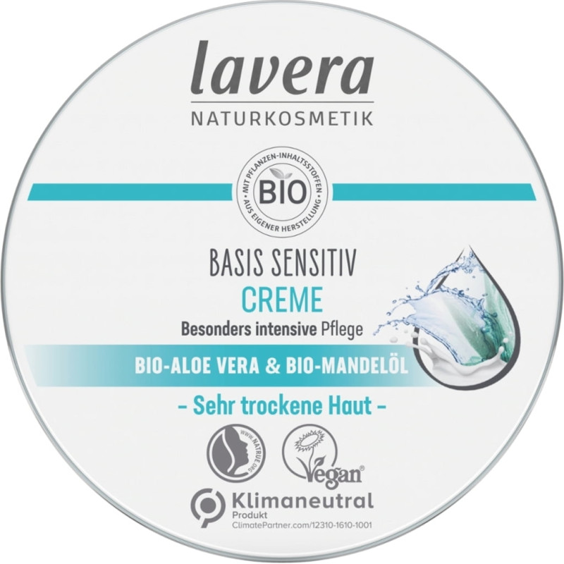 Crema Cara y Cuerpo Lavera Basis Sensitiv 150 ml.