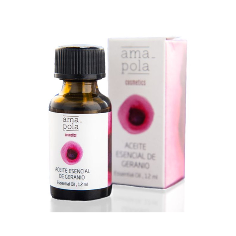 Aceite esencial Geranio Amapola Biocosmetics 12 ml.