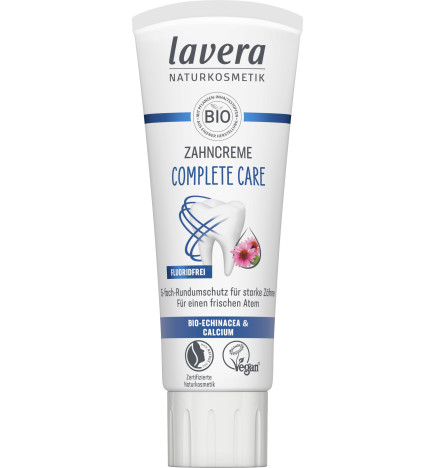 Dentífrico Cuidado completo 5 en 1 Lavera 75 ml.