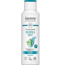 Champú volumen fortalecedor Lavera 250 ml.