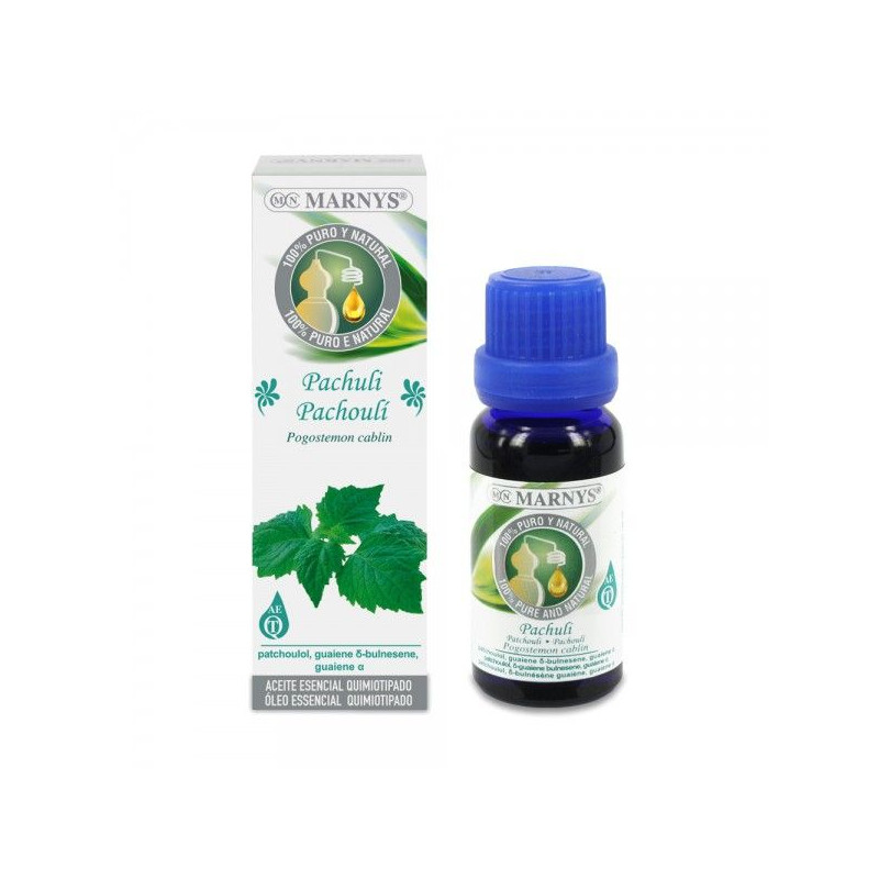 Aceite esencial de Pachuli Marnys 15 ml.