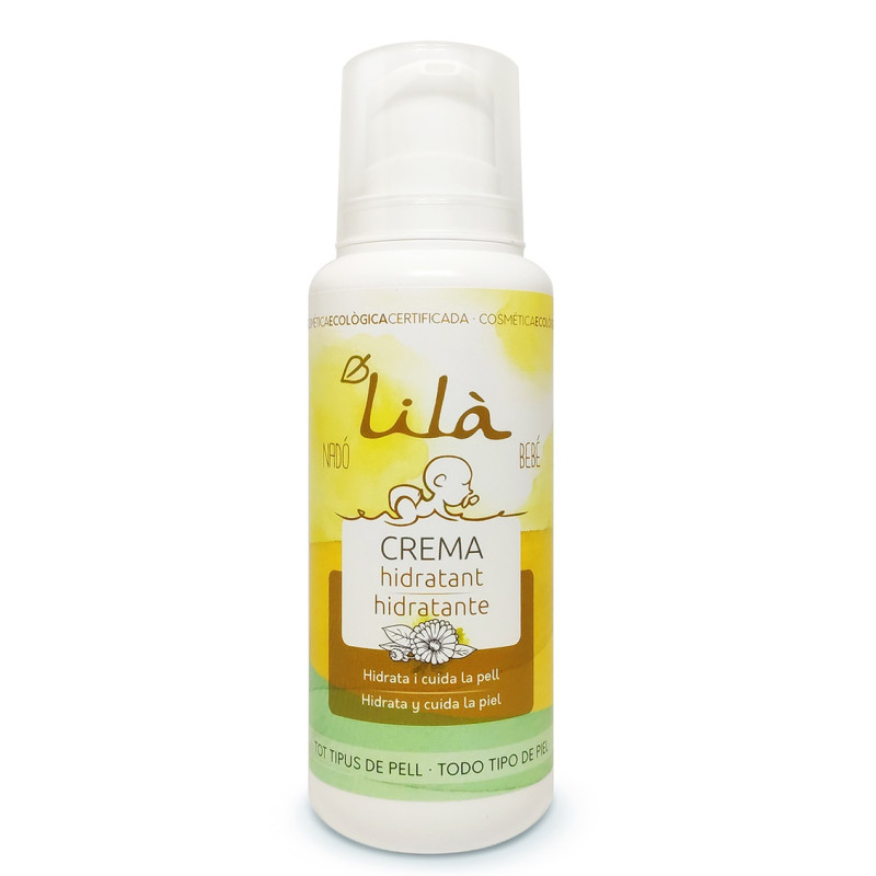 Crema Hidratante Bebé Cara y Cuerpo Lilà  Cosmètics 200 ml.