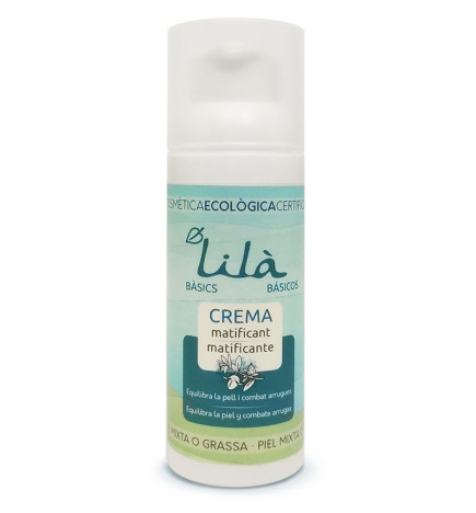 Crema matificante Lilà  Cosmètics 50 ml.