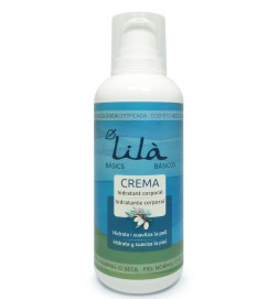 Crema hidratante corporal Lilà  Cosmètics 400 ml.