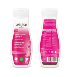 Leche corporal suavizante de Rosa Mosqueta Weleda 200 ml.