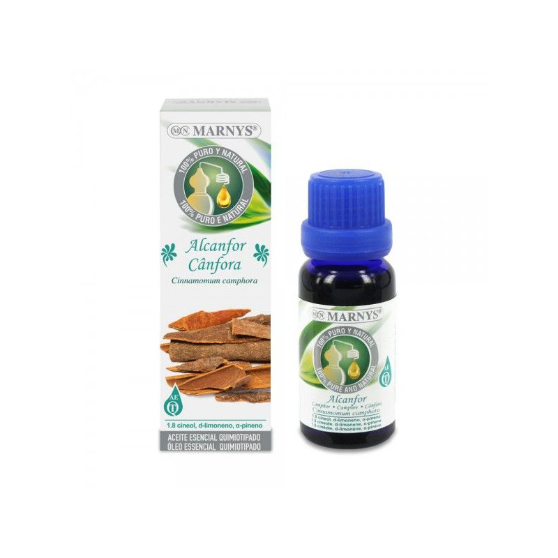 Aceite esencial de Alcanfor Marnys 15 ml.