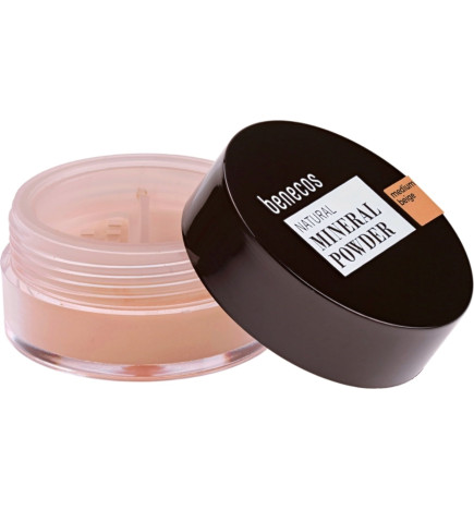 Maquillaje mineral Benecos Polvos sueltos Medium Beige 6 g.