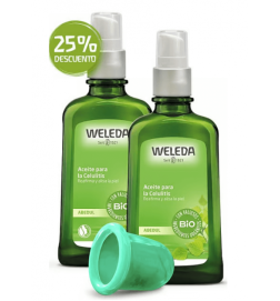 Doble pack de Aceite anticelulítico Abedul Weleda 2 x 100 ml.