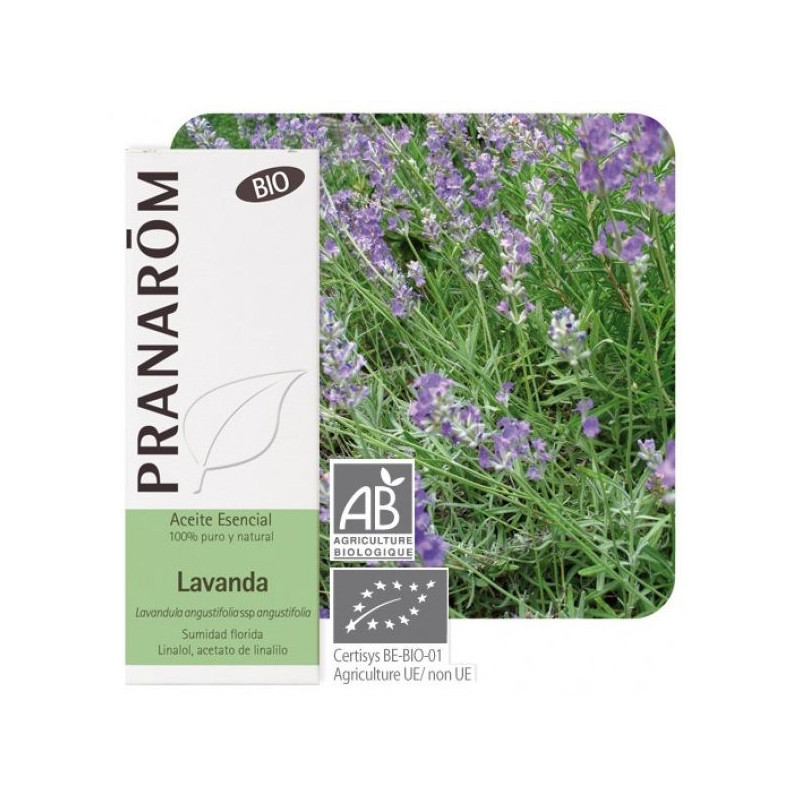 Aceite esencial Lavanda Bio Pranarom 10 ml.