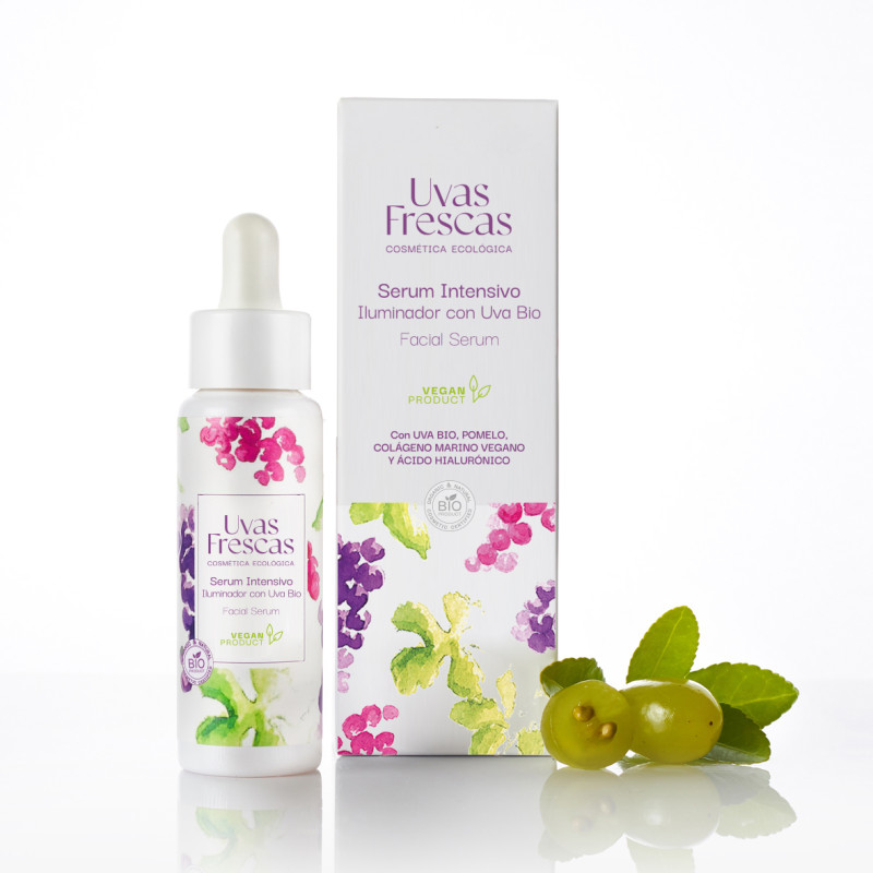 Serum intensivo iluminador Uvas Frescas 40 ml.