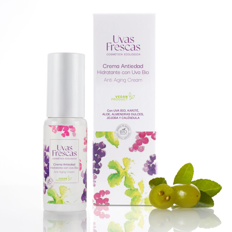 Crema hidratante antiedad Uvas Frescas 50 ml.