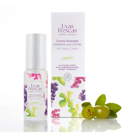 Crema hidratante antiedad Uvas Frescas 50 ml.