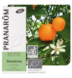 Aceite esencial Mandarina Bio Pranarom 10 ml.