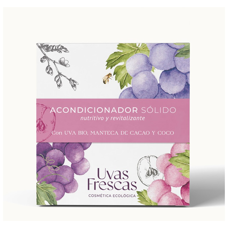 Acondicionador capilar sólido Uvas Frescas 70 g.