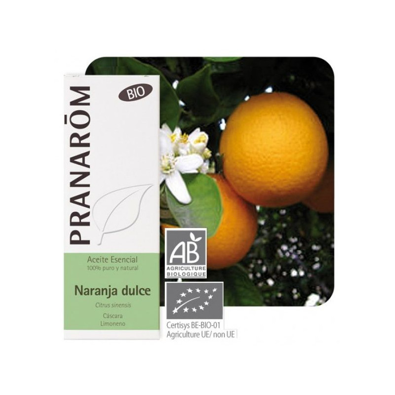 Aceite esencial Naranja Dulce Pranarom 10 ml.