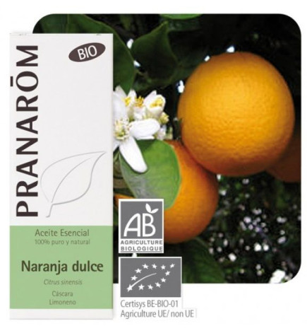 Aceite esencial Naranja Dulce Pranarom 10 ml.