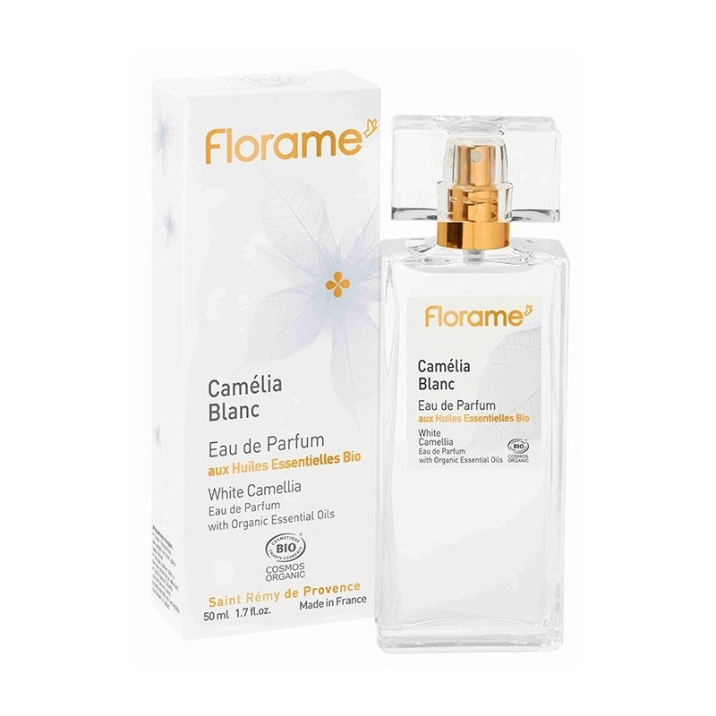 Eau de Parfum Camelia Blanca Florame 50 ml.