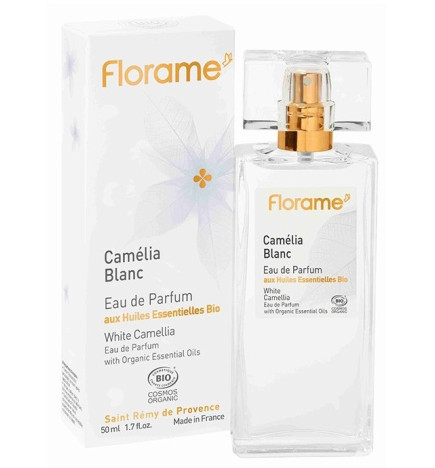 Eau de Parfum Camelia Blanca Florame 50 ml.