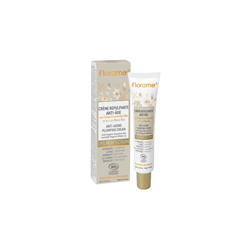 Crema reafirmante antiedad Lys Perfection Florame 40 ml.