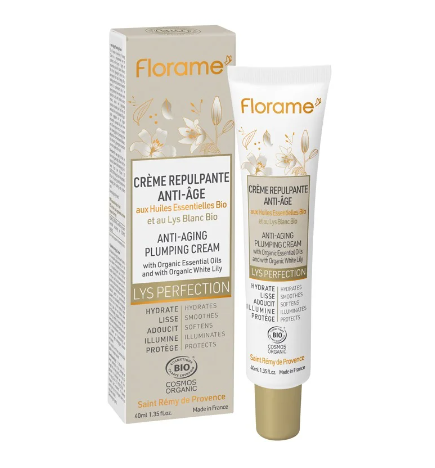 Crema reafirmante antiedad Lys Perfection Florame 40 ml.