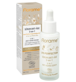 Sérum antiedad 5 en 1 Lys Perfection Florame 30 ml.