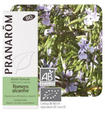 Aceite esencial Romero Alcanfor Pranarom 10 ml.